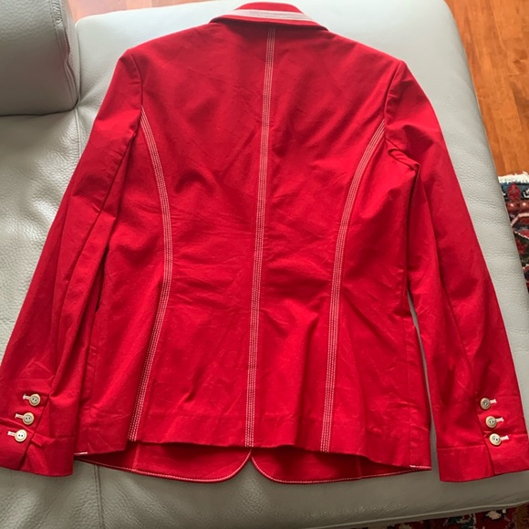 ST-JOHN SPORT red blazer size small - Picture 3 of 15